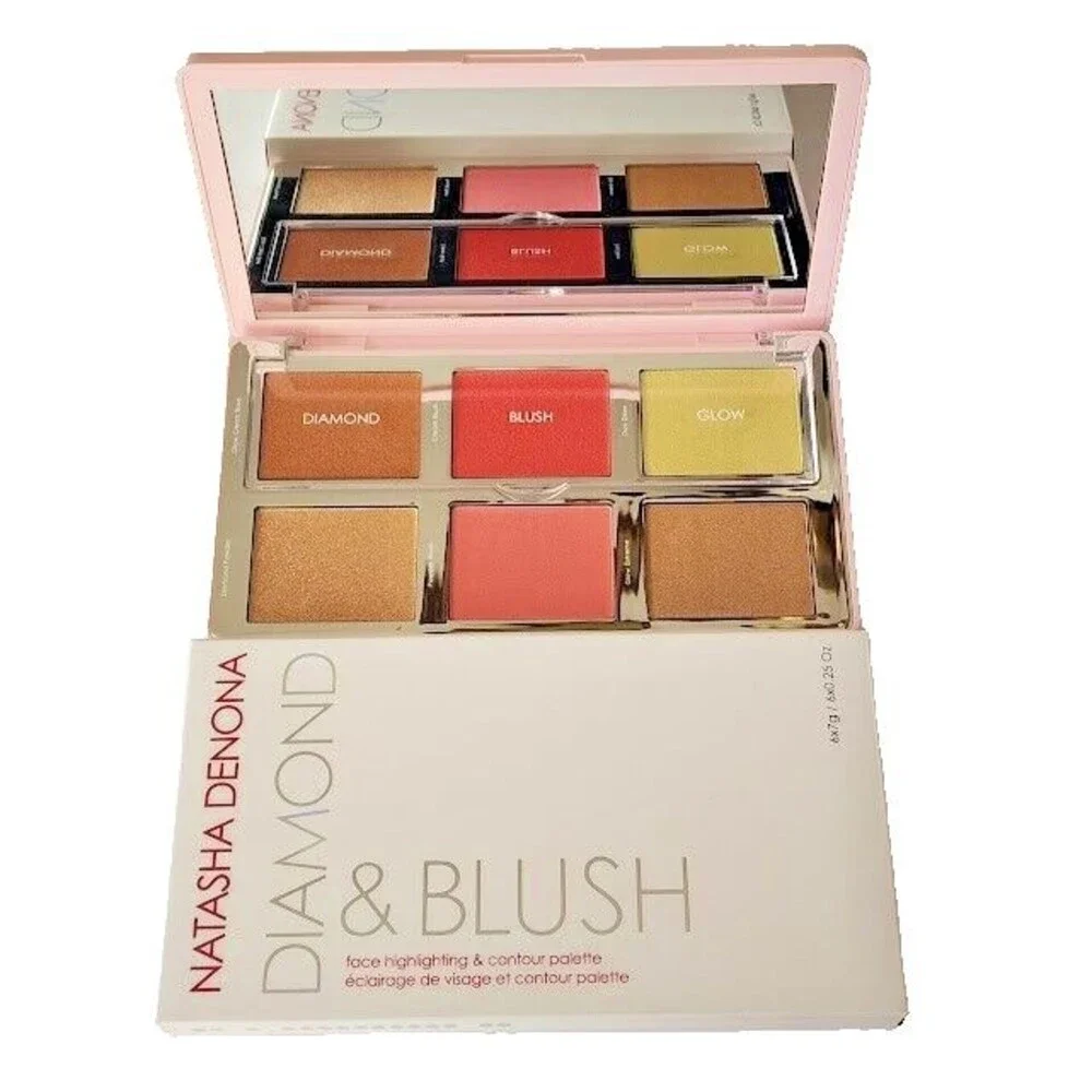 Natasha Denona Diamond & Blush Highlighting Palette Cream Powder Shade 02 Citrus